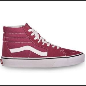Vans Sk8 Hi Sneaker Rose Skate Shoe NEW